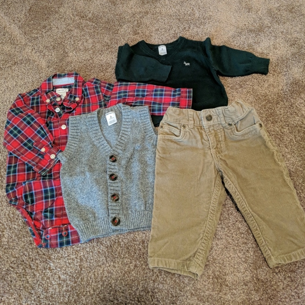 Carter's Corduroy Pant and Sweater Set